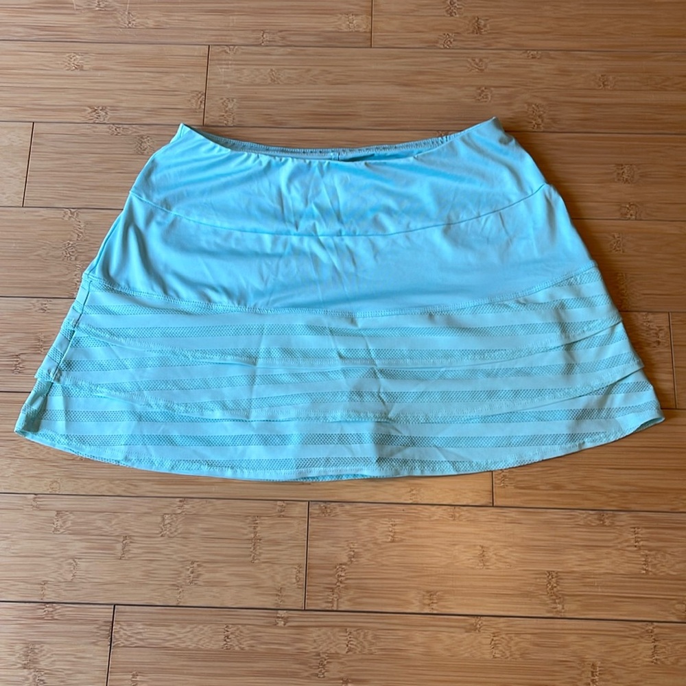 Tail Activewear Tennis Skort Skirt Short light blue ruffles
